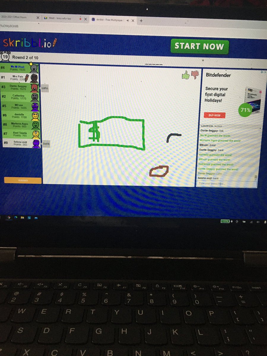 PaisMrs's tweet photo. Fun Friday. We played skribble with our 7th graders. @Ms_McD_Math @RPCS369 @debraprinc @jchuy15 https://t.co/fdkUswl6kZ