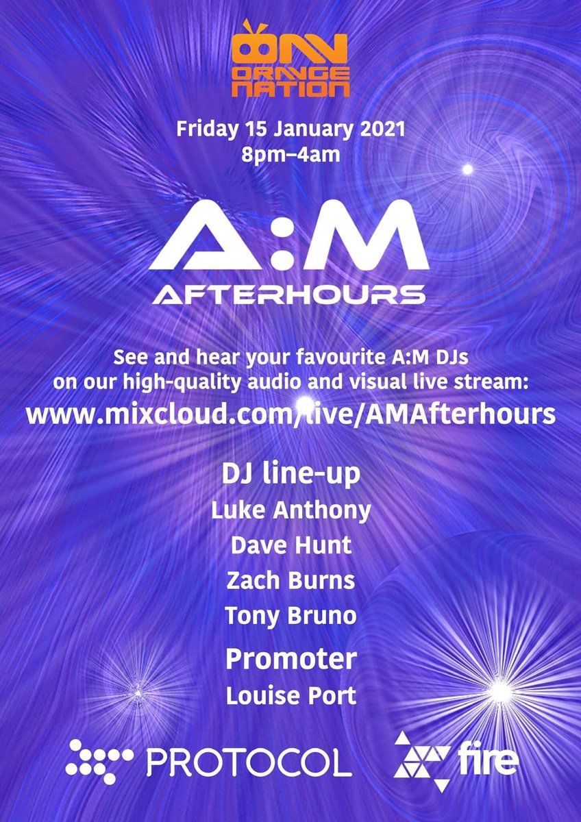The waiting is over! We’re now live on MixCloud (website details on e-flyer) #amafterhours #amlivestream #amlivestreamingevents #bestdjsontheinternet <a href="/louisecport/">Louise Port</a> <a href="/CraigElder20/">Craig Elder</a>