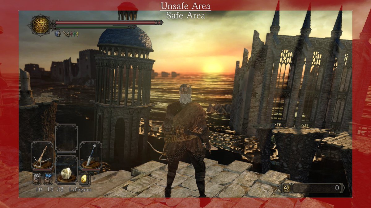 DS2 largely inherits all of DS1's HUD problems, while adding a few of its own. Item/spell counters no longer have backing, making them less readable, and are now left-justified, making the item count appear directly next to ammo count, which is really gross.