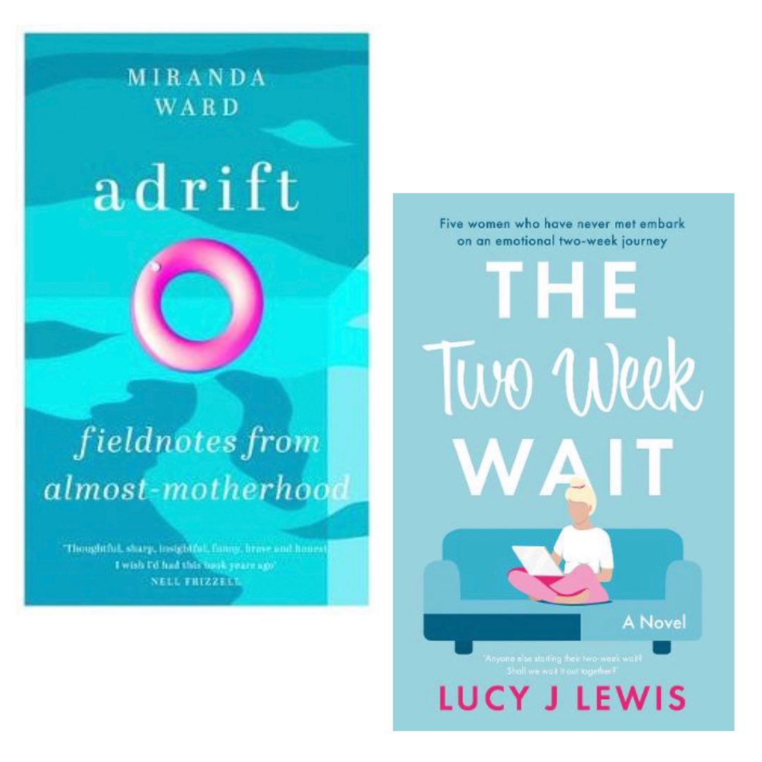 ✨ #FertilityFestFriday ✨ 
New year, new books! Check out The Two Week Wait by Lucy J Lewis and Adrift by Miranda Ward. Both look great!