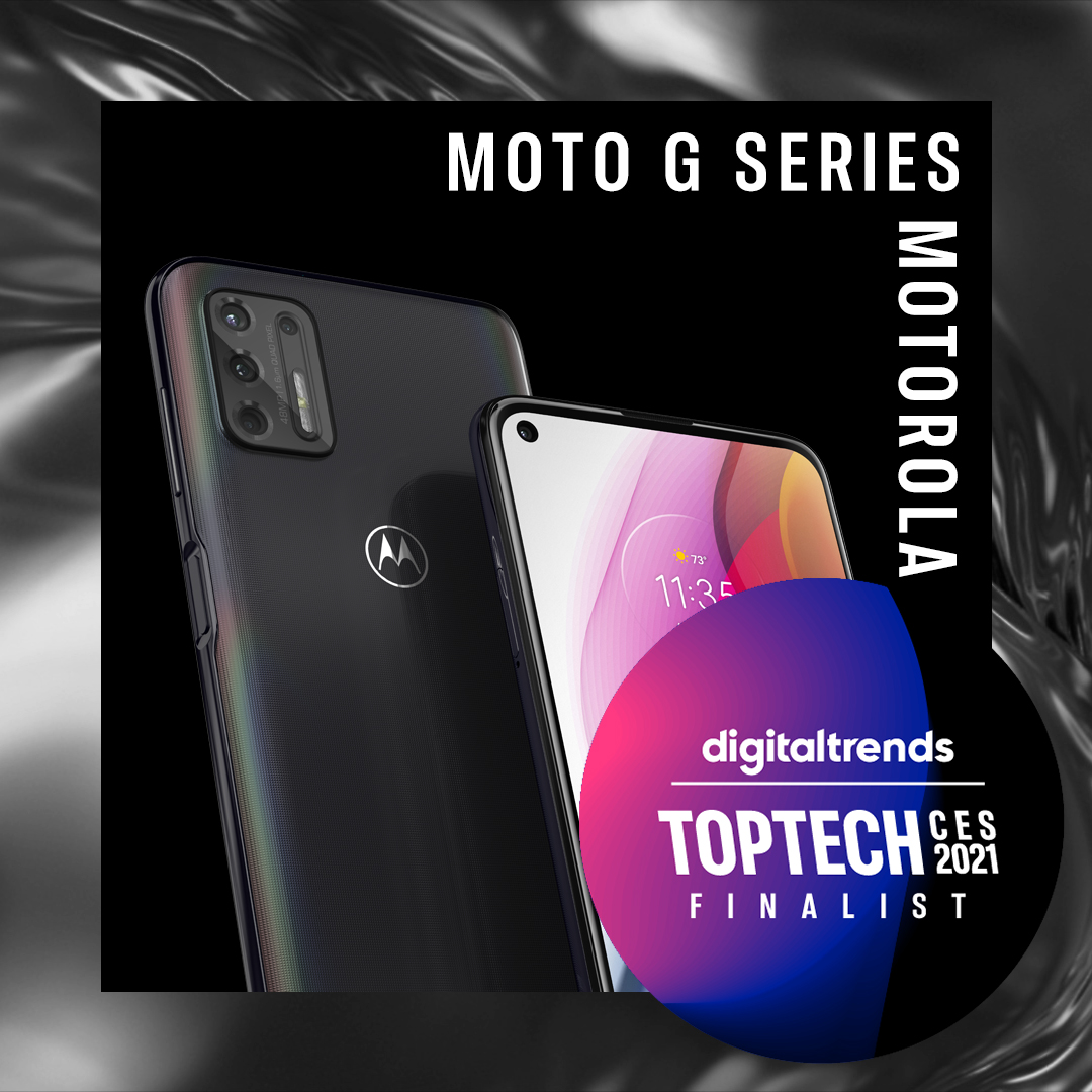 MotorolaUS's tweet photo. So excited that @DigitalTrends saw our innovation and named us a finalist for a Top Tech Award at #CES2021 ! And huge shout out to our team that puts in the work to make all of this possible. #DigitalTrendsatCES https://t.co/MpxhOX4Mvk