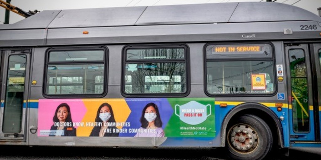 HamazakiWong's tweet photo. As a leader of the #HealthNotHate initiative, we are proud to partner with local healthcare heroes to spread our key message of the imperative of community health over cultural hate. Because doctors know, healthy communities are inclusive communities.  #leadership #stopracism https://t.co/dXxVOxEnlz