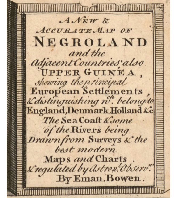 This is a map at the Library of Congress dated 1747 by cartographer Bowen, entitled New and Accurate map of Negroland and adjacent counties. The is the same region as the Anville map that called the area Nigarita where the ‘Jews’ populated hundreds of year earlier and still were