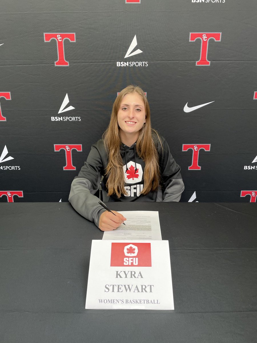 Triton Athletics (@schstritons) on Twitter photo Congrats to Kyra Stewart on signing her NLI to play Women’s Basketball at Simon Fraser University! SFU is the only NCAA school in Canada. Some good news today! Congrats Kyra - we are proud of you! 👍💪🏀<a href="/ocvarsity/">ocvarsity</a> <a href="/SouthOCsports/">South OC Sports</a> <a href="/latsondheimer/">eric sondheimer</a> Congrats to Kyra Stewart on signing her NLI to play Women’s Basketball at Simon Fraser University! SFU is the only NCAA school in Canada. Some good news today! Congrats Kyra - we are proud of you! 👍💪🏀<a href="/ocvarsity/">ocvarsity</a> <a href="/SouthOCsports/">South OC Sports</a> <a href="/latsondheimer/">eric sondheimer</a>