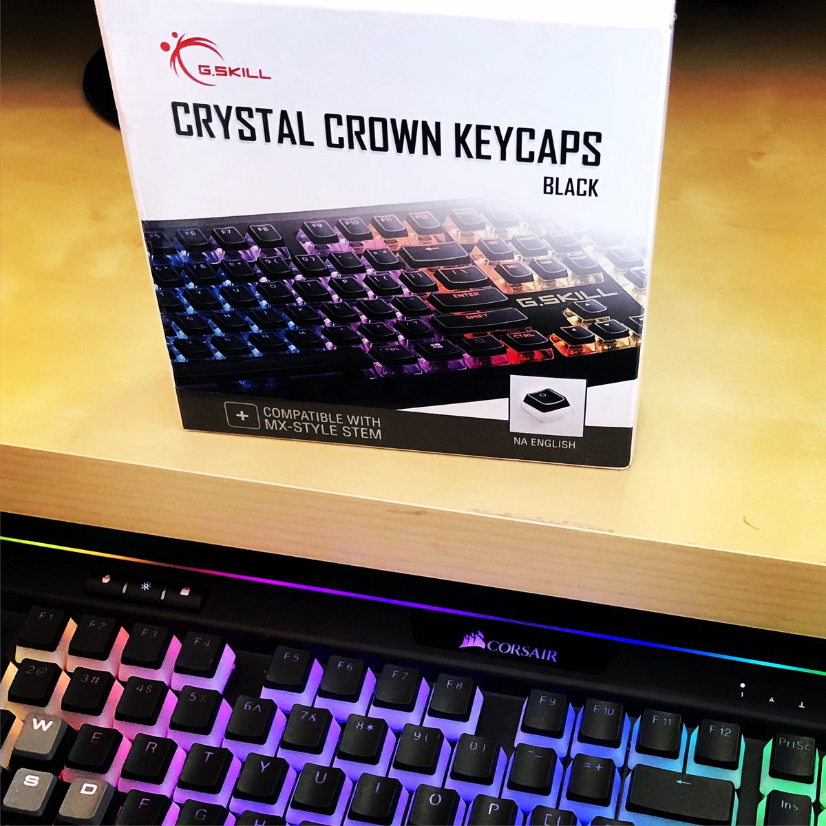 TeachersGame2's tweet image. What do you do while shopping for a new keyboard... buy new key caps! Already have the pudding on my Corsair K95 platinum but am ready for a 60%!

#NoobStreamer #Gamer #PCGamer #Twitch #TwitchStreamer #Nerd #TeacherGamer #Instagamer #Instagaming #Videogames #MechanicalKeyboards