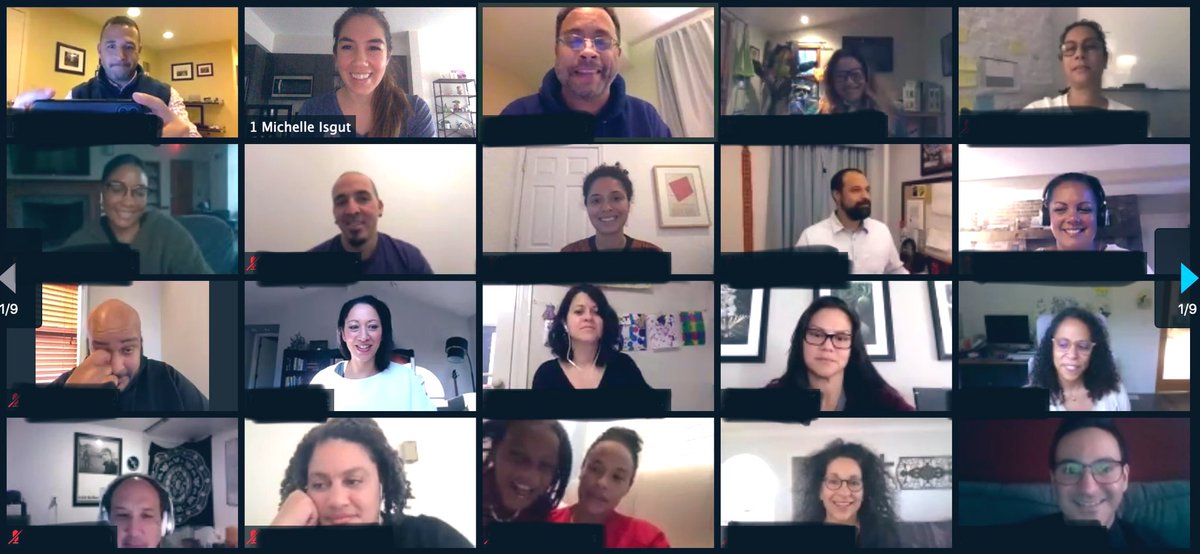 Thinking about my incredible experience at #NAISPoCC and the work that lies ahead.. but first, forever grateful for safe spaces like this one (virtual these days, but safe nonetheless!) 🤲🏾✨