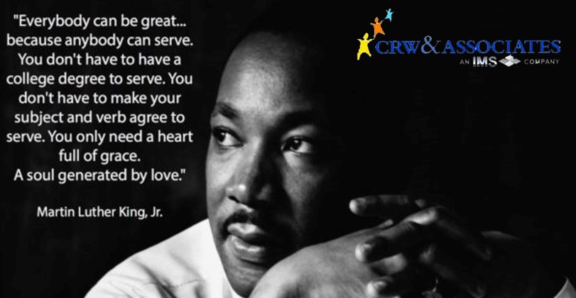 IMS_Strategies's tweet photo. MLK Day is observed every year on the third Monday of January. Dr. King was an influential civil rights leader best known for his work on racial equality and ending racial segregation in the U.S. His life and achievements will be remembered and celebrated on Monday, January 18th. https://t.co/0HDzDOm83p