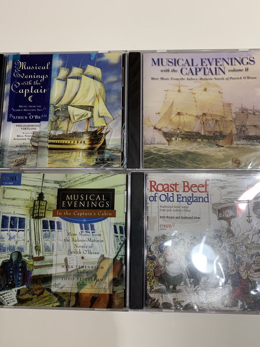 AlanWil51907824's tweet photo. #PatrickO’Brian #Aubrey-Maturin #MasterandCommander Music from the Patrick O’Brian novels &amp; sailor songs from Jack Aubrey’s navy. £10 each including UK postage (Vol1 sold out) https://t.co/jCM4ZvbwVX