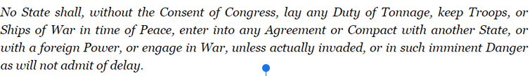 But, the constitution requires states to get the “consent of Congress” before entering into an interstate compact. While technically, it might not be needed in this case, given the current makeup of the Supreme Court, I think it’s wise. (And  @NatlPopularVote agrees.)