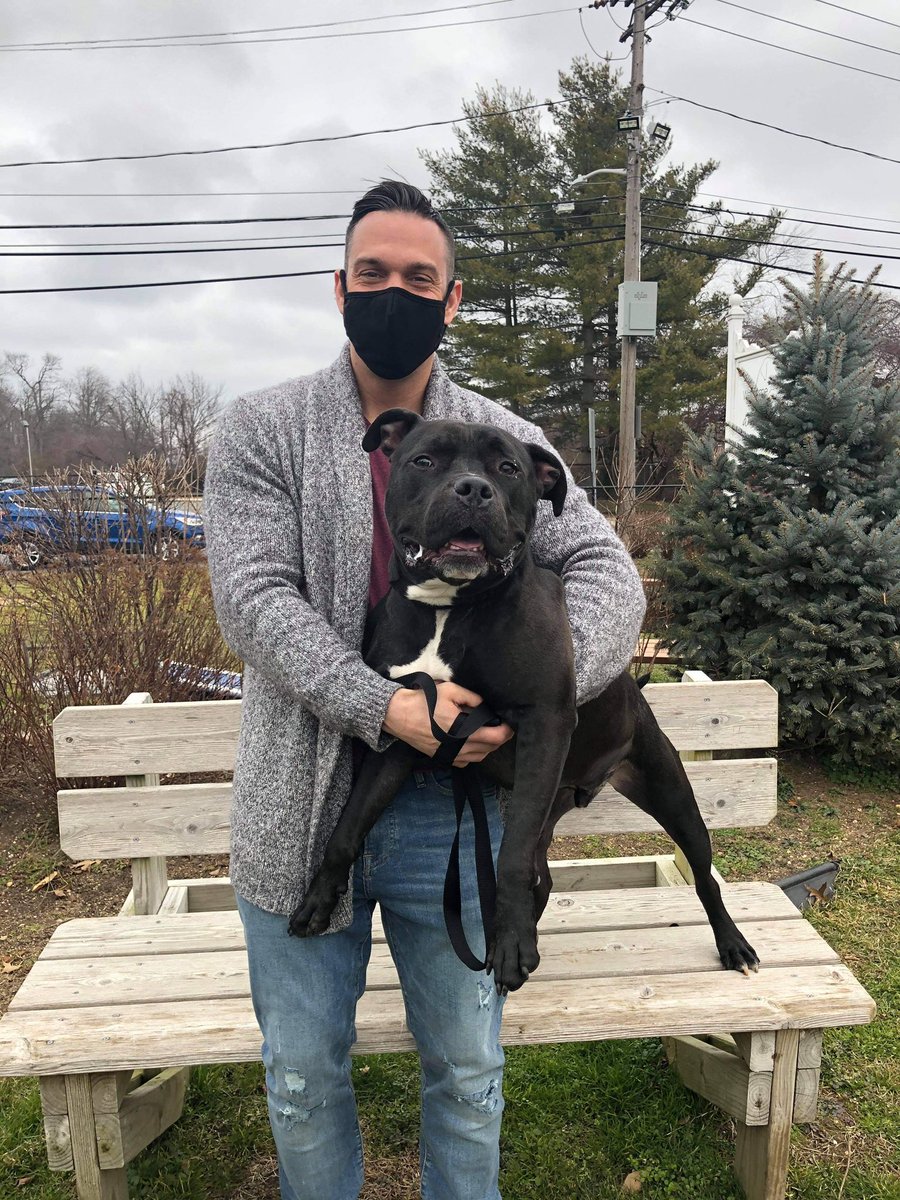 Ripley has left the building! He is on his way to his foster to adopt home. He has a new canine sister named Xena and two amazing new humans! #HomeSweetHome #AdoptDontShop