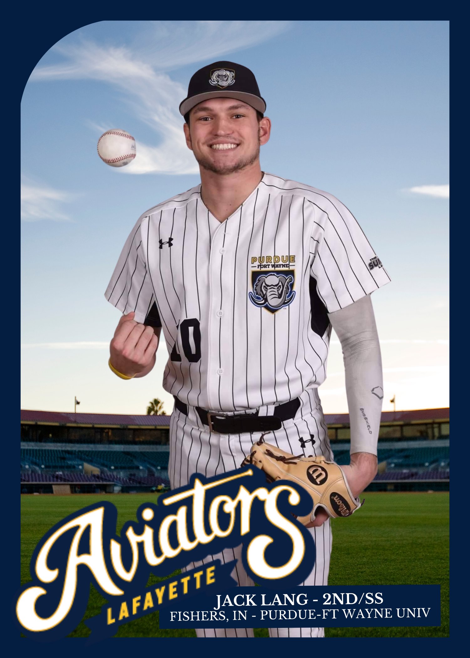 Opnemen Correct Actief Lafayette Aviators ✈️ on Twitter: "Covering the middle of our infield for  this upcoming season, Jack Lang is a Fishers, IN native in his senior  season at Purdue Fort Wayne. Lafayette, show