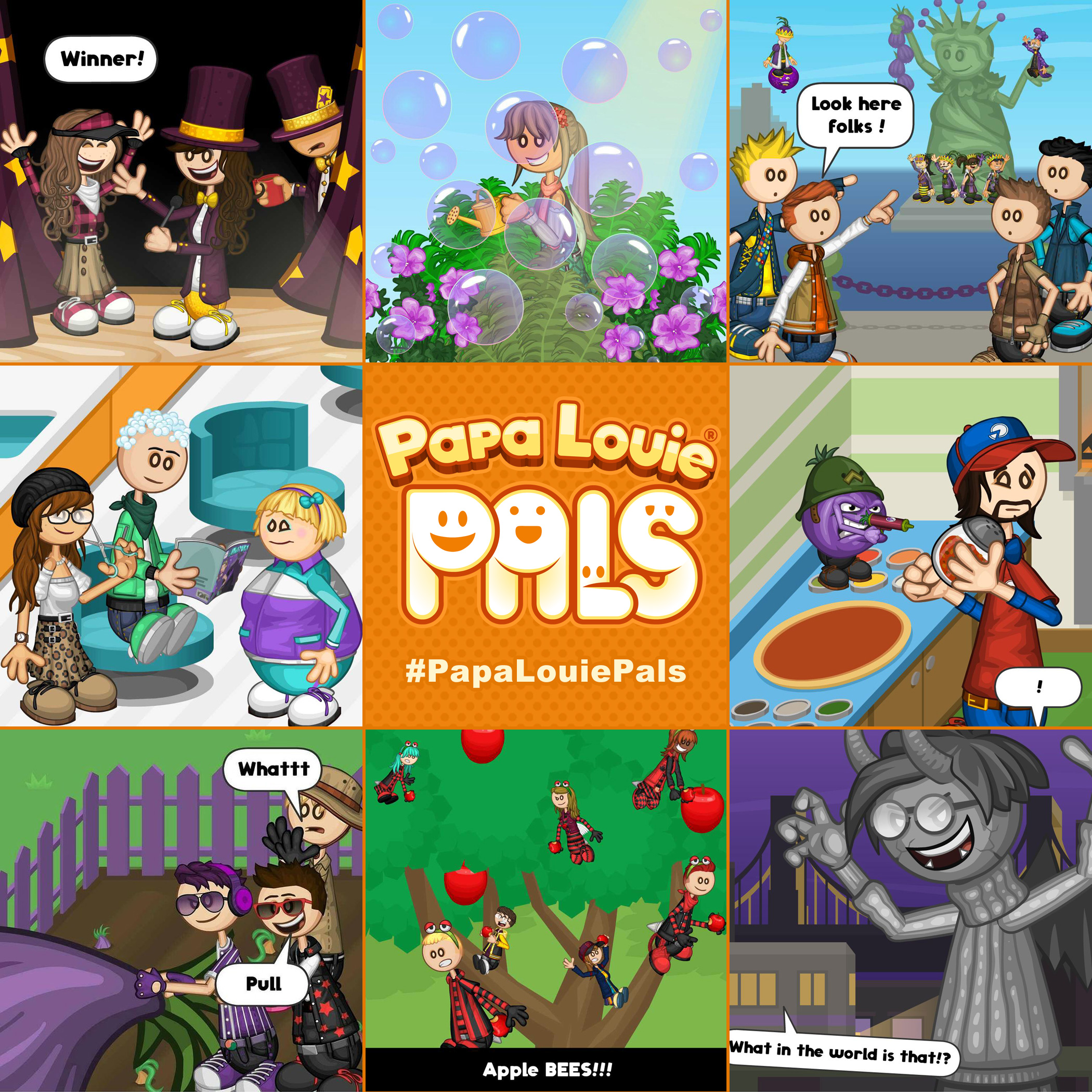 Flipline Studios - Papa Louie Pals: Fan Scenes!   #PapaLouiePals