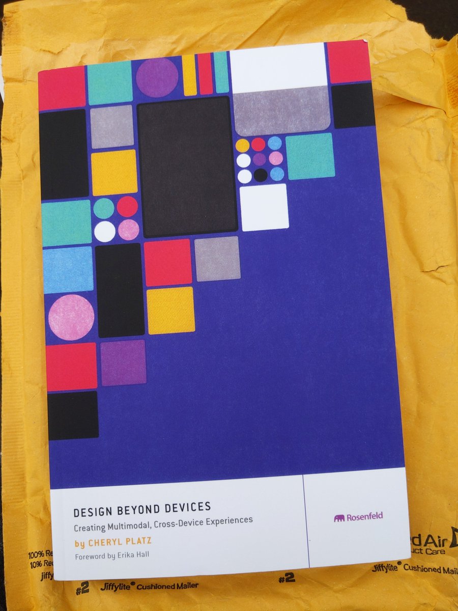 KBTibbs's tweet image. Got some reading material in the mail today. Time to go to school. @funnygodmother #DesignBeyondDevices