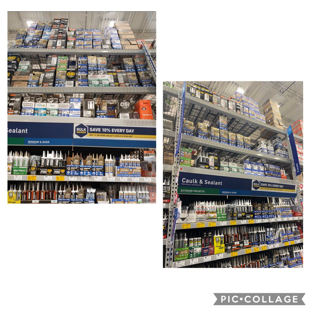 Shout out, Grant Paint Department Supervisor for massive power packdown this week in caulk! <a href="/Tiffany_Long_/">Tiffany Long</a>