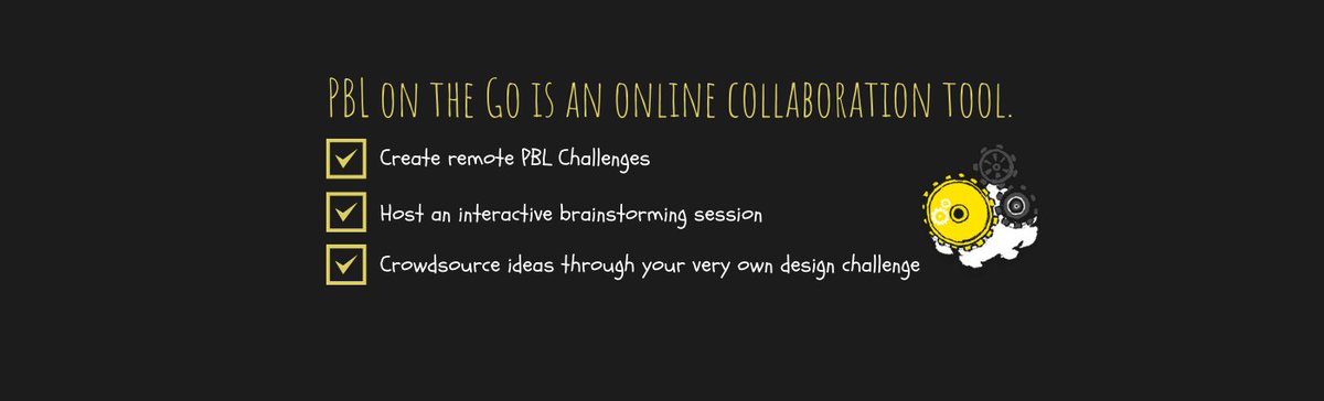 We're all about meaningful tech integration that enables students to use #TechForGood, apply content, and build skills. PBLontheGo is an unparalleled platform that enables teachers to host virtual #PBL. Learn more today.

Sign up for our Launch 👉bit.ly/3bLYz4K