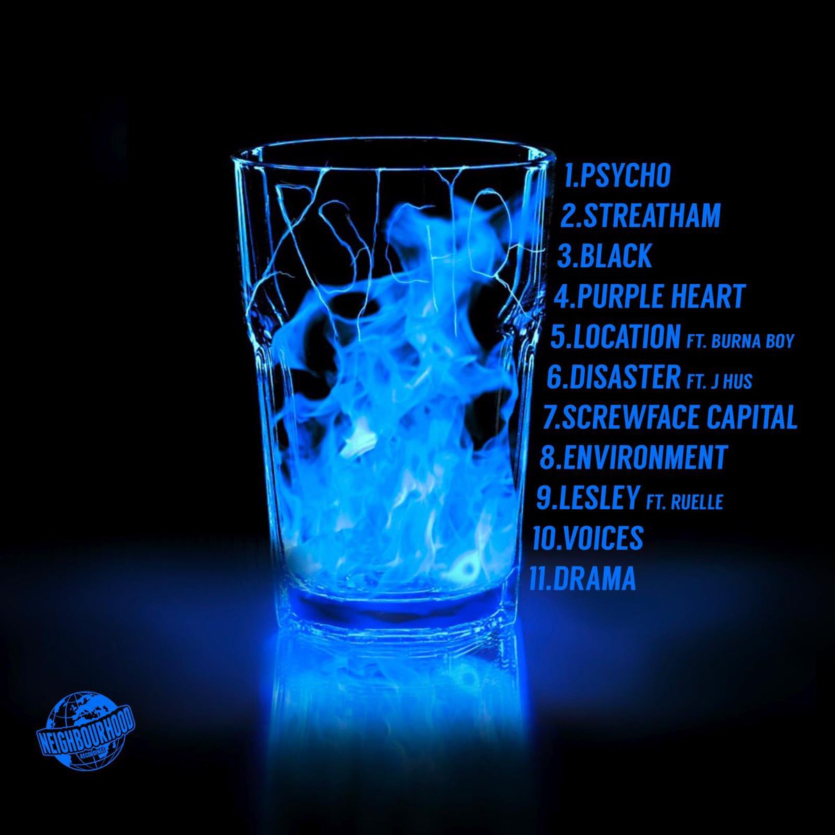 On March 3rd 2019, the tracklist for the album was released. Features were confirmed from Burna Boy, J Hus and Ruelle. The album was scheduled for release March 8th 2019.