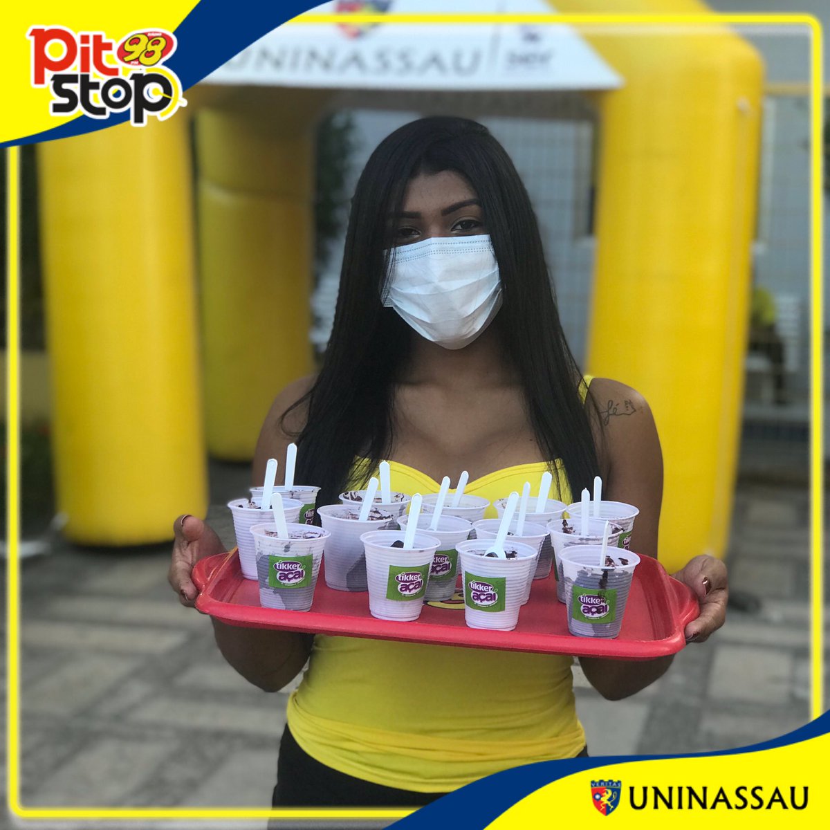 98FMNatal's tweet photo. Ainda dá tempo de conferir tudo o que está rolando no #PitsStop98 em parceria com a @uninassau.natal!
Ganhe muitos brindes, deguste os melhores produtos e venha decidir a graduação dos seus sonhos: Uninassau.
#98fmnatal #natalrn https://t.co/78qDdYPBsP