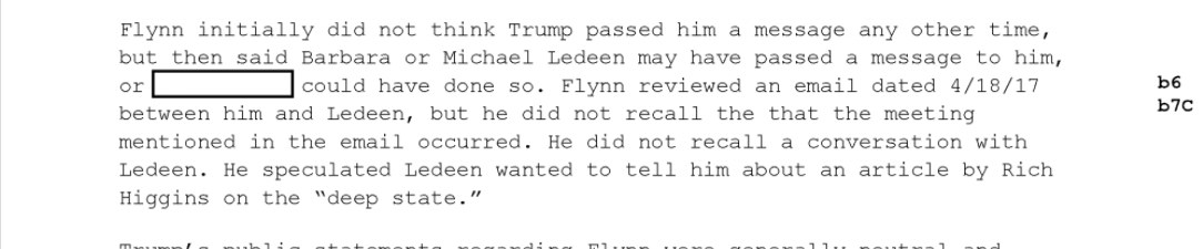 In 2017, Michael Flynn was being told about the "deep state" by neocon Michael Ledeen