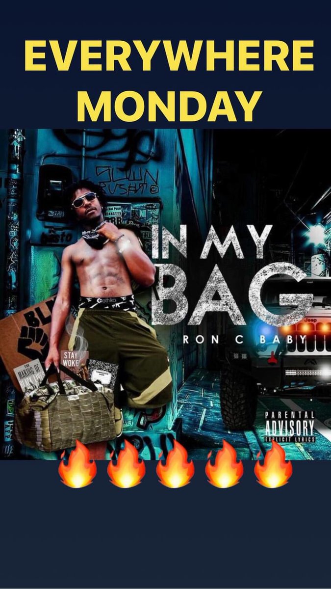 RonC_Muzik's tweet photo. OFFICIALLY DROPPING ON ALL PLATFORMS JANUARY 18TH!!!!
VIDEO WILL BE AVAILABLE ON YOUTUBE JANUARY 18TH!!!
MARK YA CALENDARS! ๐ฅ๐ฅ๐ฅ
#RonCBaby #InMyBag #COPE https://t.co/1Ew4Fx76y1