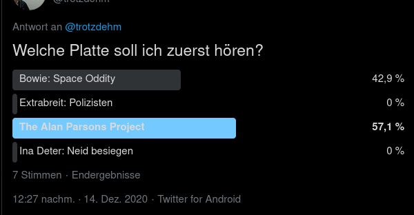 Ab Null Uhr nur hier #LIVESTREAM
- Beim Löten
- Erdungskabel anschliesen
- Album vorstellen
Und ihr hört dazu das* und ich muss keine GEMA zahlen.
Deal?
*https://t.co/8MYxuU5CAN https://t.co/k2pq11bI1D