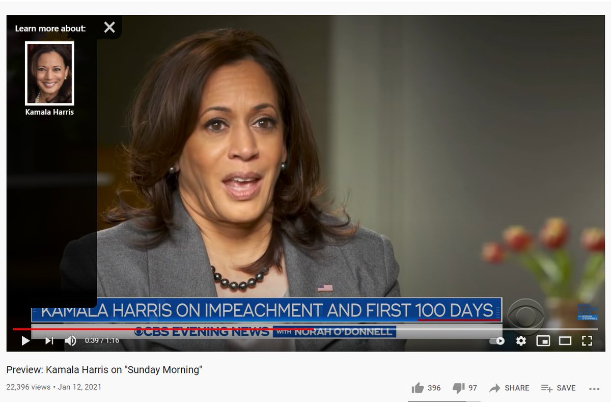 StarSearchReal's tweet photo. The countdown to the #FIRST100DAYS is on. We're excited for #InaugurationDay2021 and our #1stFemaleVicePresident. In anticipation, we recommend you watch @KamalaHarris interview using #StarSearchbyReal #webextension. https://t.co/iCoSoLw0hv https://t.co/lx03thqpzi