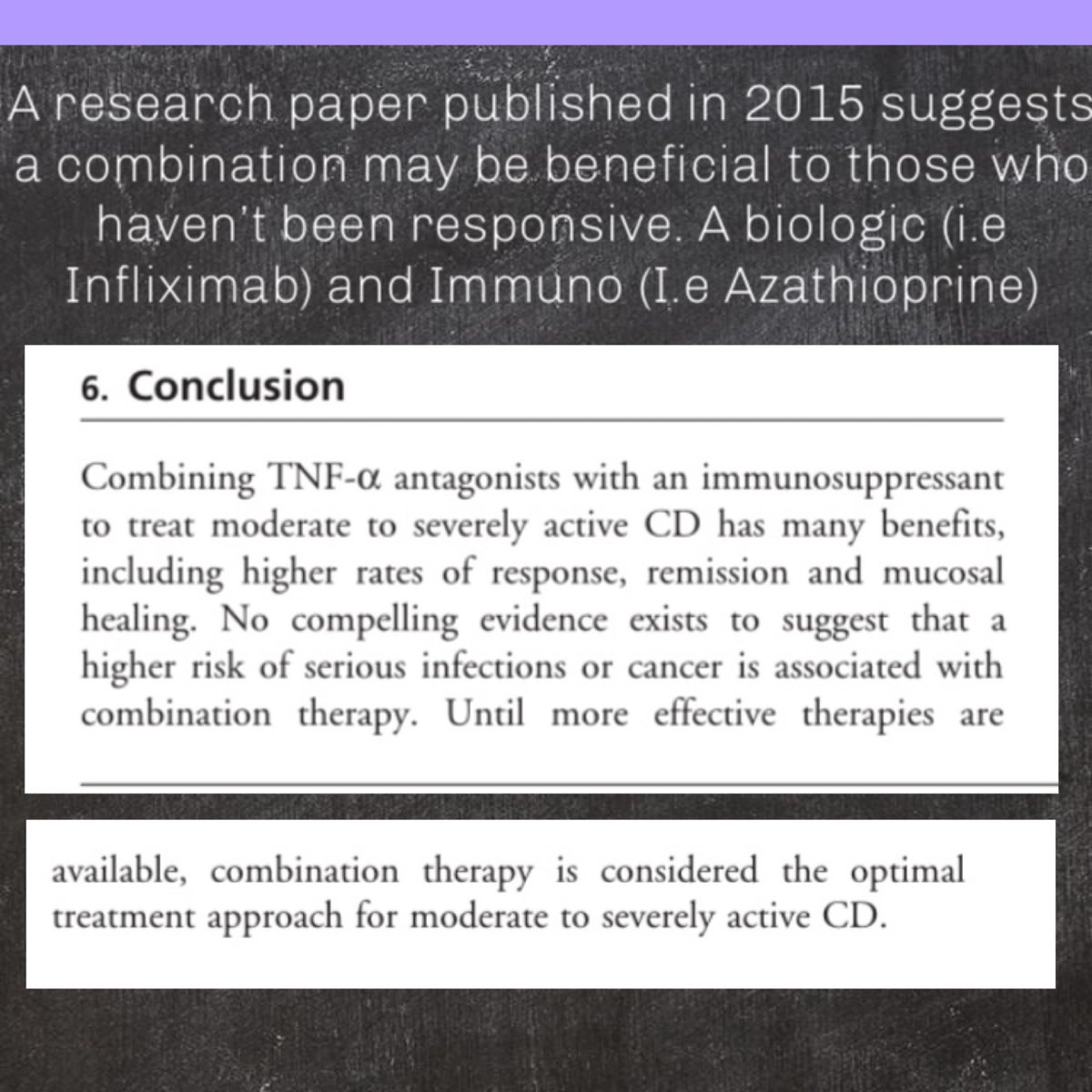 IBDpage's tweet image. Follow us on Instagram

instagram.com/p/CKFdN3EDIEk/…

#ibdawareness #ibdsuperheroes #ibdwarrior #crohns #crohnsdisease #crohnsandcolitis #prednisolone #lockdown #deppression #stomabag #colitis #bowel #invisibledisability #ibdawareness #depressed #research #medical #stress #depression