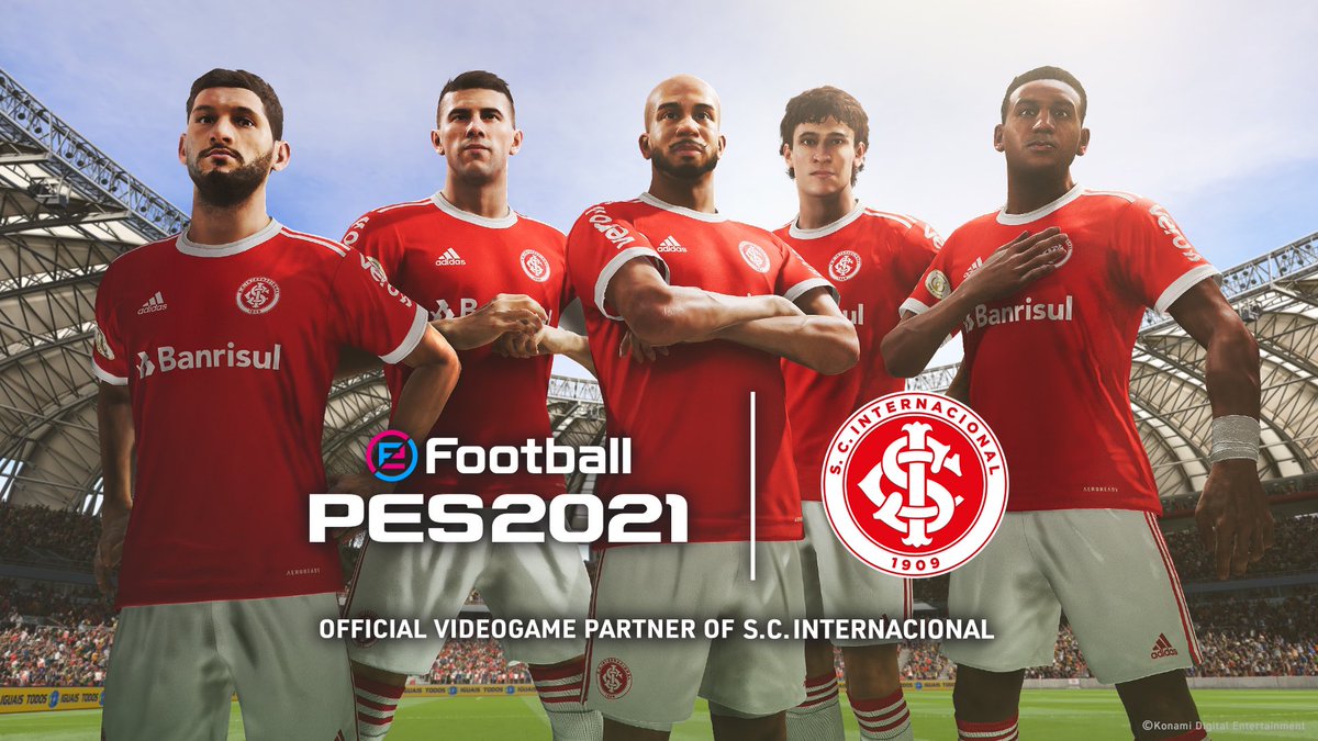 play_eFootball's tweet photo. We are delighted to share the news of our official partnership with @SCInternacional 🎮🇦🇹 #PES2021

 🤝 Bem-vindo! 
https://t.co/viaLXbFn52 https://t.co/W8h5E6tsDa
