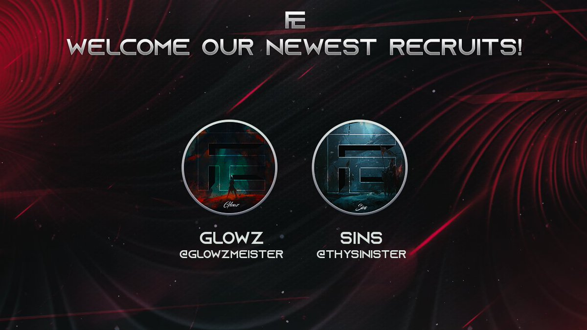 SnipersFE's tweet photo. Welcome the two newest snipers to FE!
👤- @GlowzMeister 
👤- @ThySinister https://t.co/YtQ2L9RZJd
