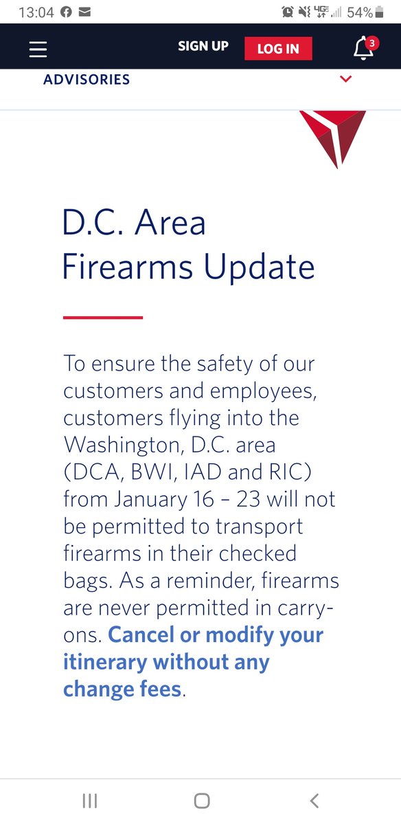 VictoryFirst's tweet photo. @Delta you entered into a contract with me on 1/4 to fly me, 1st class from Richmond to Nevada to train cops. I arrive in NV, you tell me you won't fly my gear back home on the 20th. I have to stay 3 more days, fly to NC and rent a car or ship it at my cost.
#breachofcontract https://t.co/vos5xfeAsc