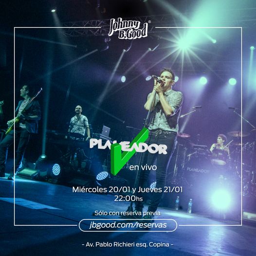 Atención!!
Nueva doble Fecha en @jbgcordoba de Barrio Jardín (Copina esq Av Richieri) serán el miércoles 20 y jueves 21 de Enero Desde las 21 hs !! Show Electro/Acústico.
Reservas en el Instagram de @jbgcordoba al WhatsApp 351 574-0265 y en jbgood.com/reservas