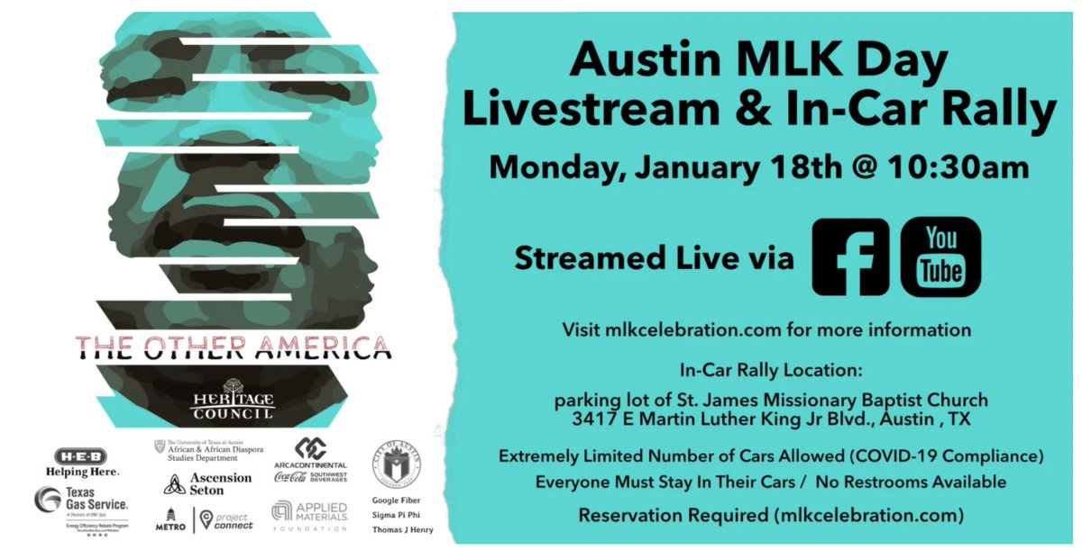 Farandulatexas's tweet image. Este Lunes #austinmlkday
