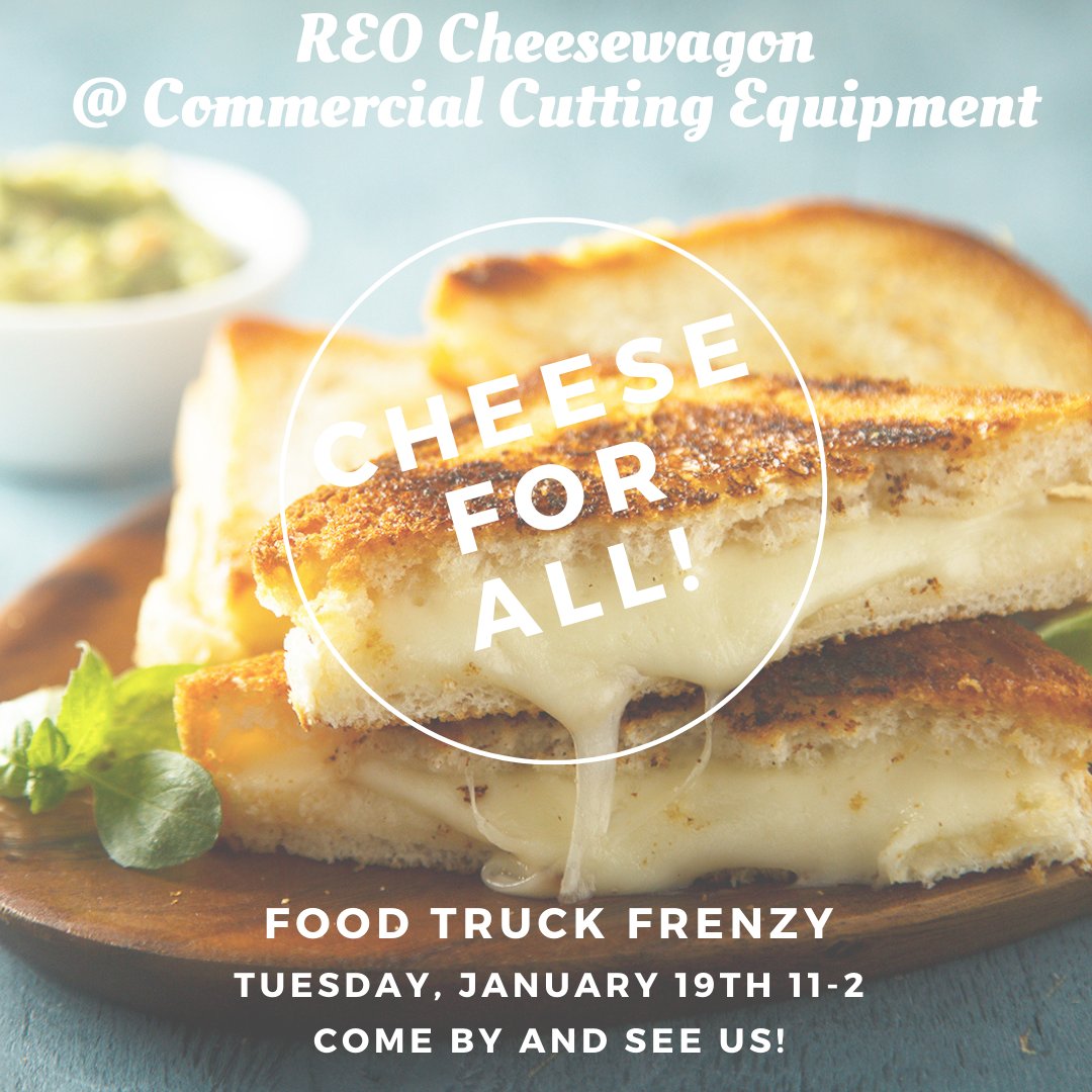 commcuttingeq's tweet image. Our Tuesday is getting cheesy! We are excited to have @ReoCheesewagon on Tuesday, January 19th. You can get a mower with a side of grilled cheese! It's a win win. 🥳 #cce #shoplocal #foodtruck #cheesy