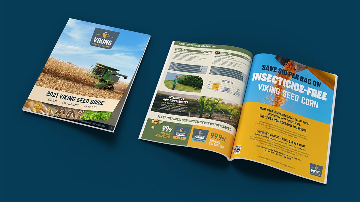 Back40Creative's tweet photo. Check out the 2021 catalog we worked on for our client Albert Lea Seed! We have no doubt their seed sales this year will "ex-seed" their expectations! Check out their other work here: https://t.co/sxt34I8orf
#branding #catalogdesign #graphicdesign #printdesign #marketing https://t.co/O9rC0HpHAc