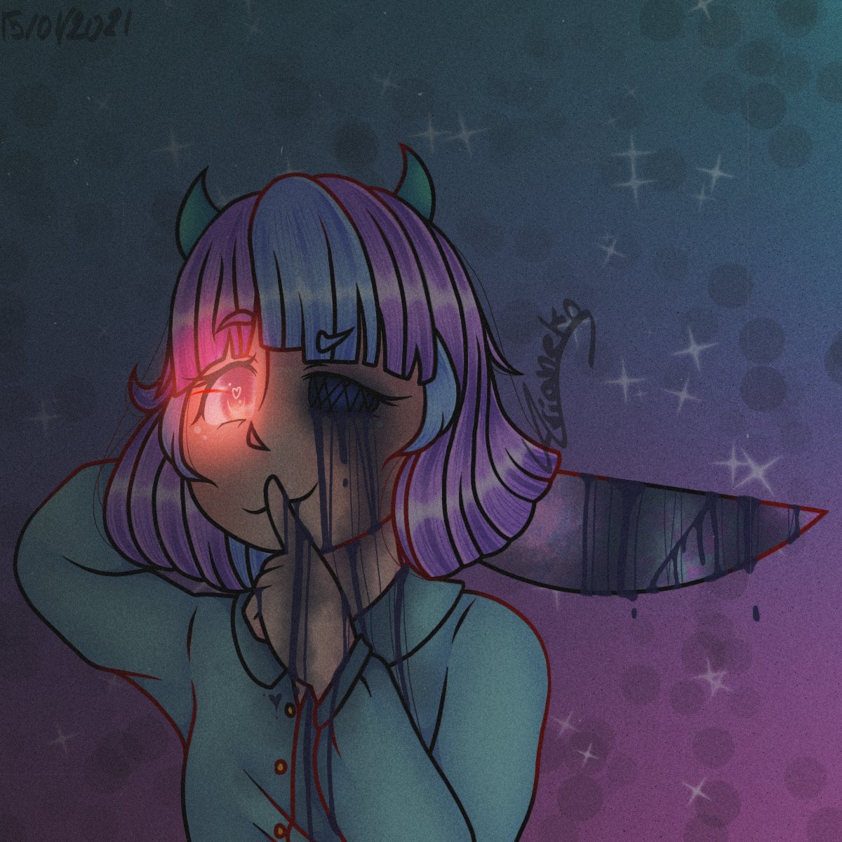 Arianeko72's tweet image. Es él tercer art trade que hago xdd espero les guste,crei que me iba a quedar mal pero me encanto!