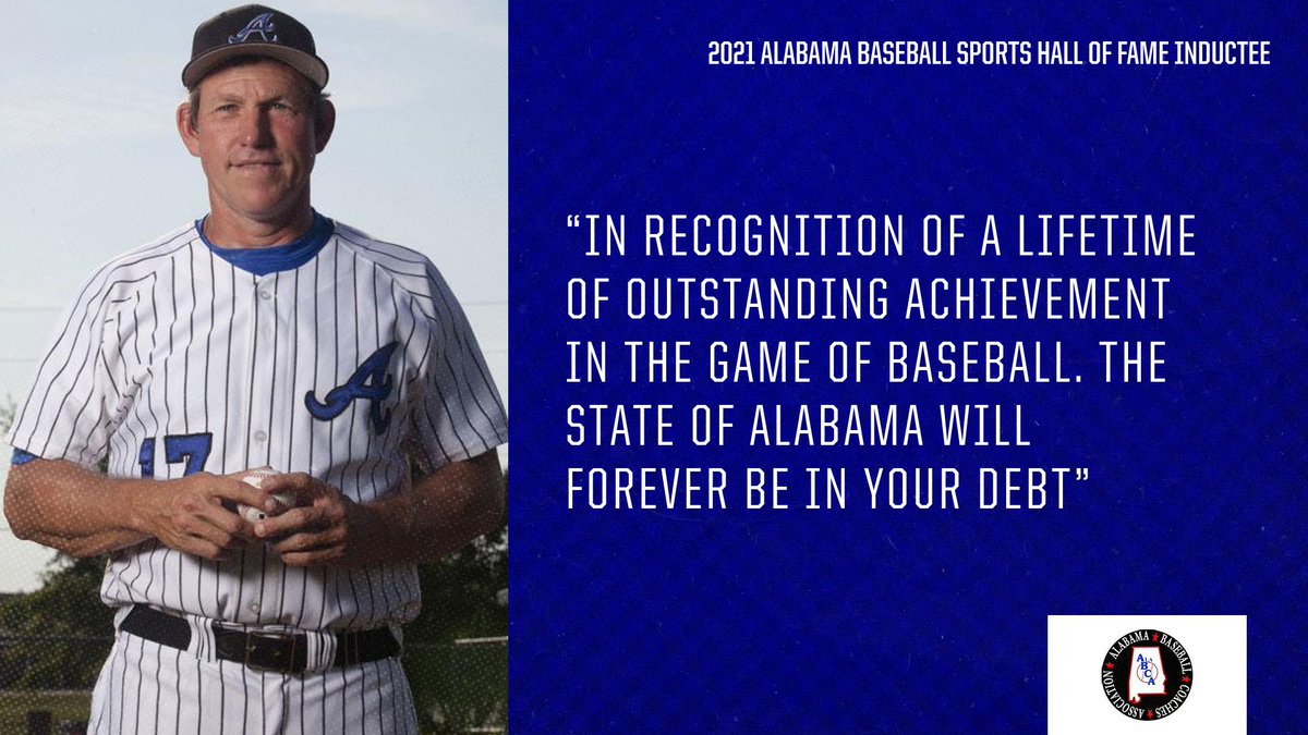Coach Cimo has impacted countless young men lives and has over 550 career wins. Tonight we honor Coach Cimo as he is inducted into the Alabama Baseball Hall of Fame. <a href="/ALABCAupdates/">AlaBCA</a>