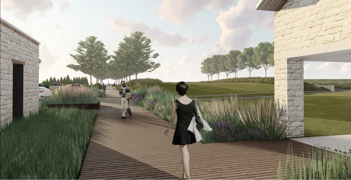 GastingerWalker's tweet photo. Located on an open prairie in NW Missouri, the new home of the Stanley M Herzog Foundation will be a national epicenter focused on the Foundation’s mission to support K-12 Christian Education.  
#gastingerwalker  #herzogfoundation #crosslandconstruction #hoerrschaudt https://t.co/84K86qp3RZ
