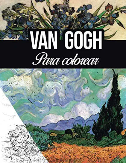 van Gogh. Para Colorear : Nueva Imagen: : Libros