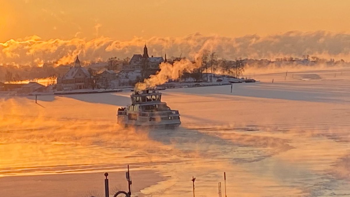 A photo that looks like a painting , from @NicolaClase, Sweden’s Ambassador to Finland.