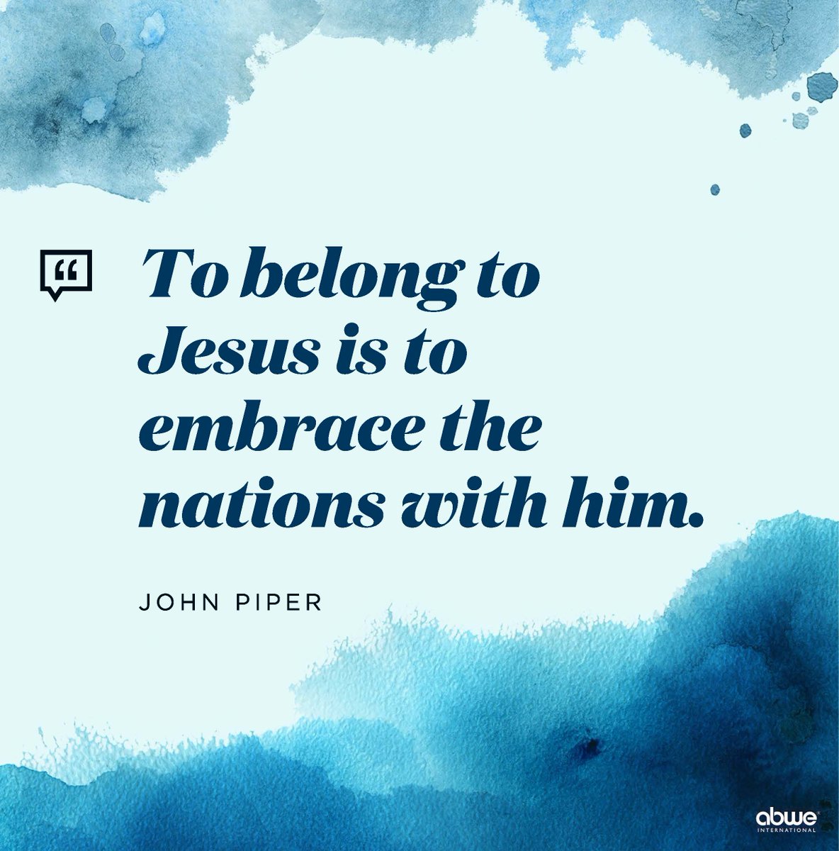 ABWE_Intl's tweet photo. It is our joy to worship God, our love for him and his creation to spread the gospel, and our faith in him to go to the nations.
#missions #missional #evangelism #ministry #prayer #faith #Gospel #abwe #missionarylife https://t.co/t7Y3oWb5Jh