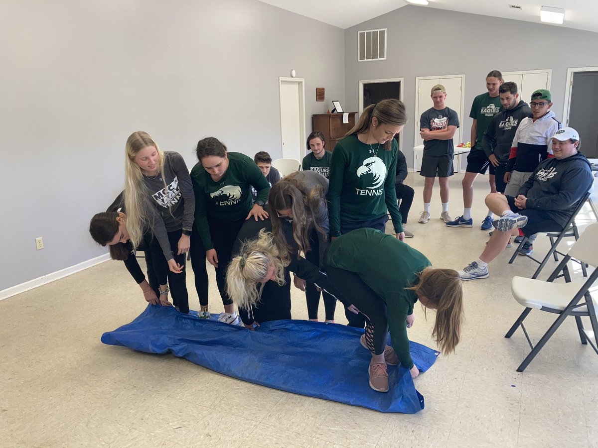 mcc_fca's tweet photo. Awesome day with the MCC Tennis team at Camp Meridale! This is a special group! God is good! #FCAcamp https://t.co/Of8yuqSqah