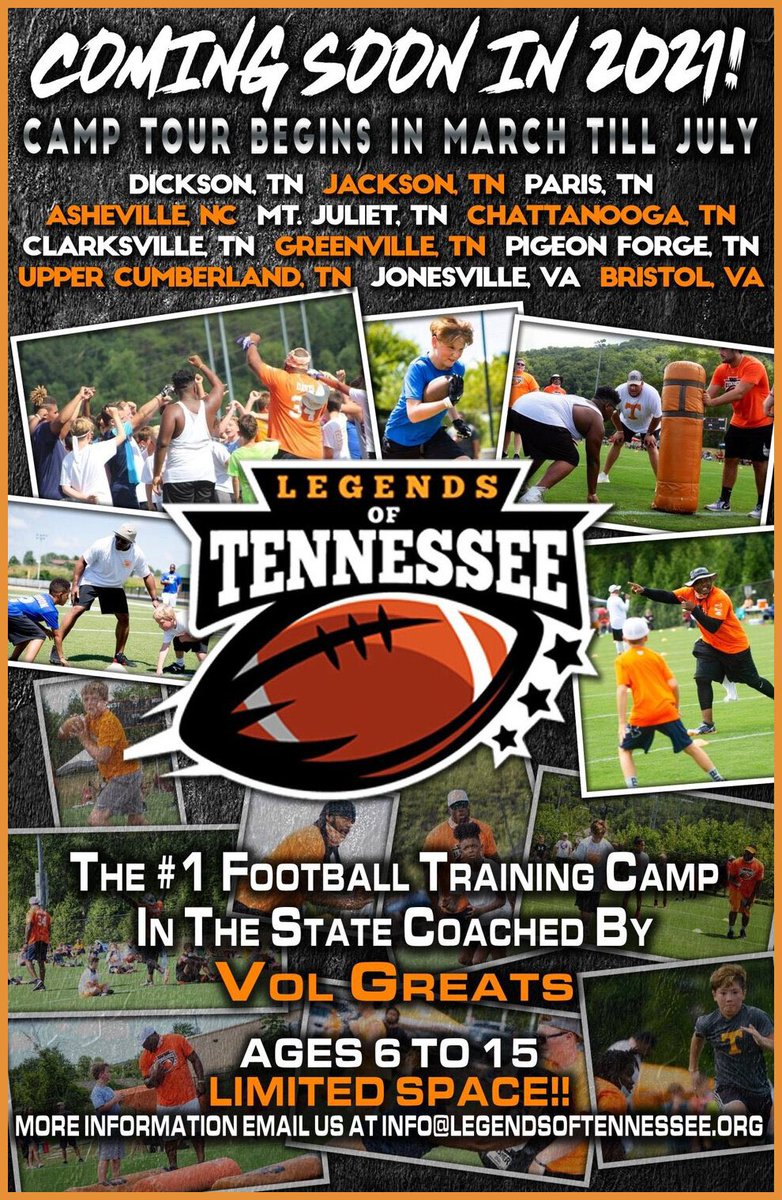 🚨 REGISTRATION BEGINS NEXT WEEK COMING TO A CITY NEAR YOU IN 2021‼️<a href="/SwainEvent/">Jayson Swain</a> 
#LEGENDSCAMP2021🍊🏈⭐️