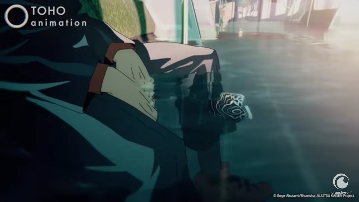 recurring themes of growth in the water could be representative of yuuji's own growth in the series esp since there's a plant growing from sukuna's finger in op 1I think the fish (also in op 1) is mahito because mahito plays a part in yuuji's (forced) growth