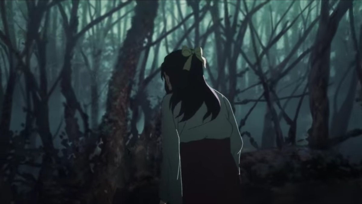 the idea that a shamans duty is tough and also hard to navigate is shown by utahime being wary in a forest with looming trees & nanami trying to carry on as normal despite the constant hardships & challenges he faces