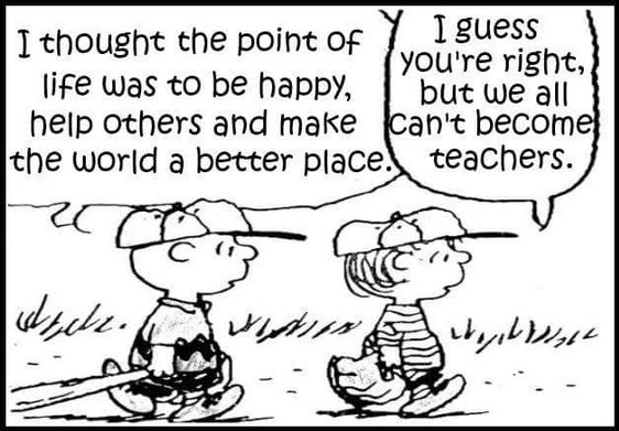 FESnonprofit's tweet photo. That Linus is a smart kid.  #teachers #nebedu https://t.co/XkPY4DfJ4o