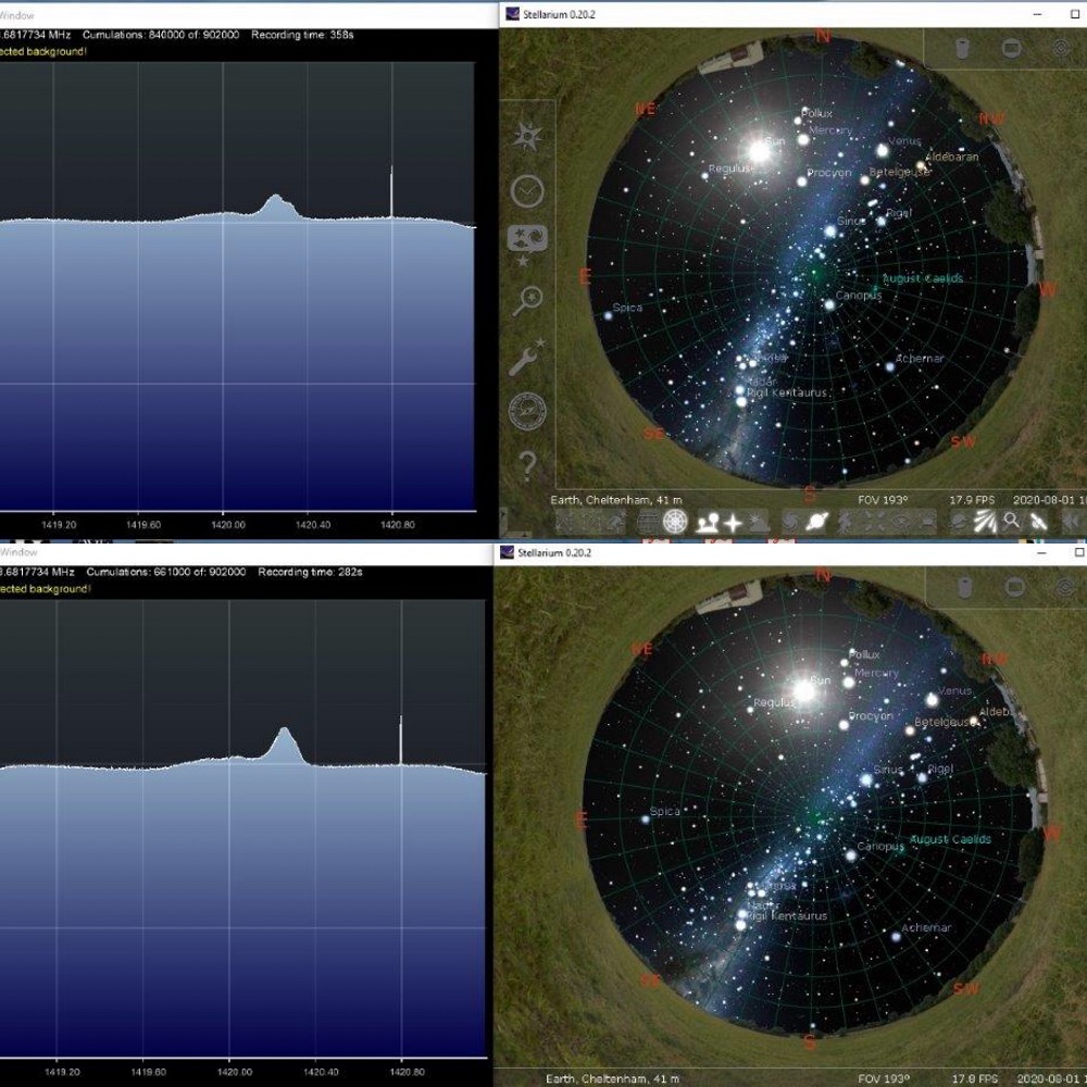 And in doing so was able to observe multiple peaks from the different arms of the Galaxy, in addition to calculate doppler shifts!Some amazing radio astronomy community science work in action!  https://spaceaustralia.com/news/wheelie-bin-radio-telescope #SpaceAustralia  #SpaceAusScope K. Rogers