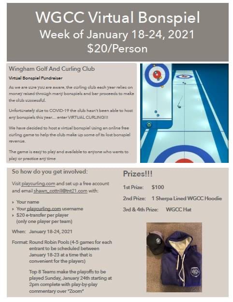 Friday update:

We now have 19 teams confirmed, well done everyone and keep them coming.  You have until Sunday to send your entry.

With today’s announcement that the club will be removing the curling ice over the weekend, it’s more important than ever to support the club!