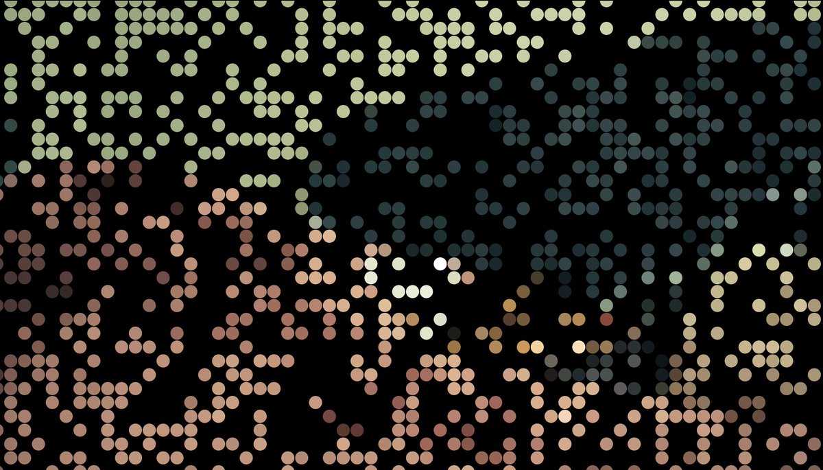 Back on #genuary again today after a migraine ☹️ - used the <a href="/unsplash/">Unsplash</a> API as a basis for these pixel animations bit.ly/2XGZDyE . Might try turning them into a particle animation in the future. #genuary2021