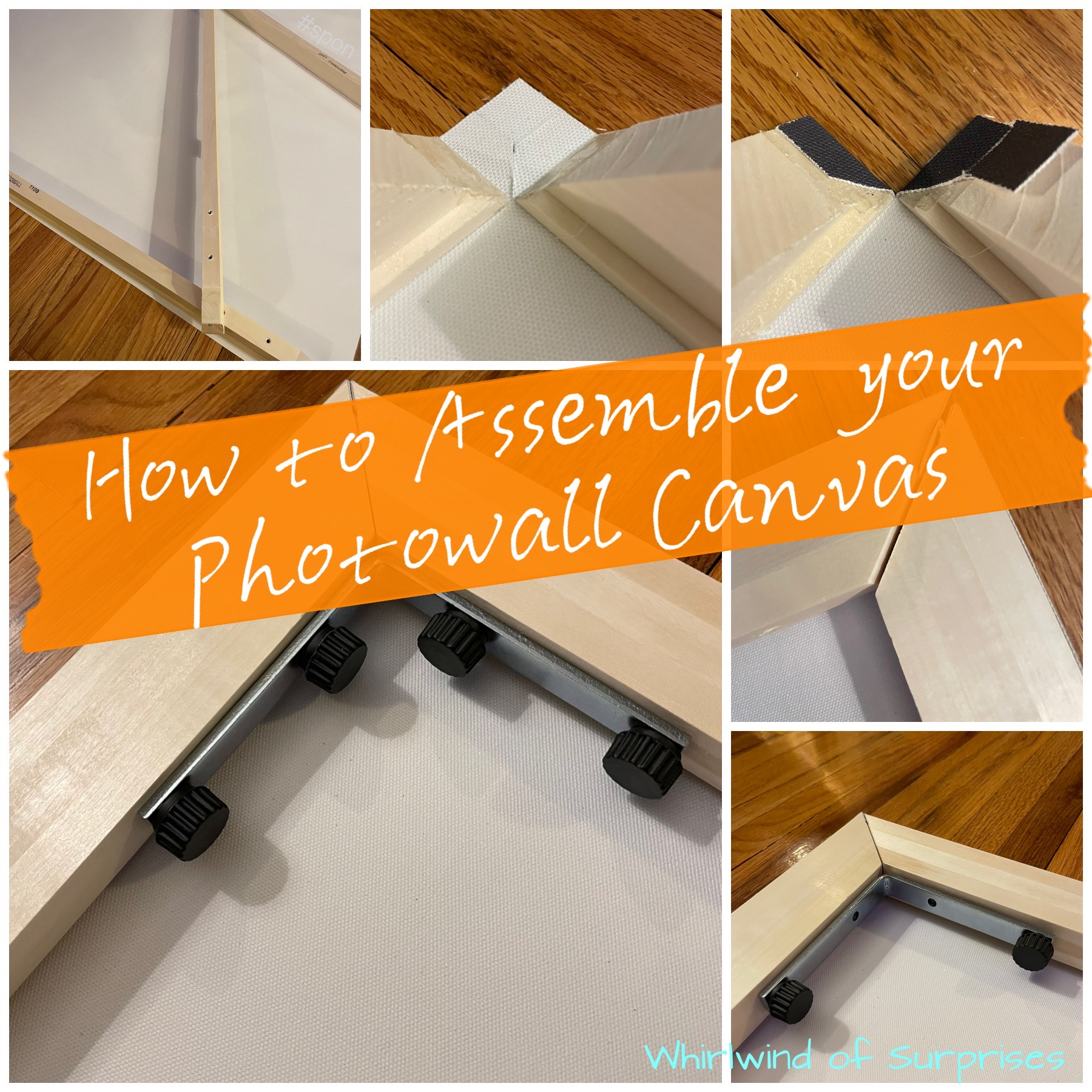 How to Assemble a Photowall Canvas