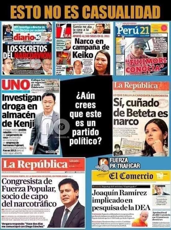 IllaryVerdad's tweet photo. @FiscaliaPeru Y estos narcocasos, en que quedaron? 👇 https://t.co/eaBxvALeaC