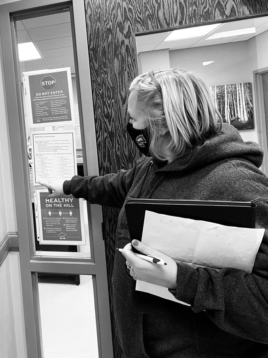 Final Spring 2021 walk-through. We are ready and excited to welcome our <a href="/WKUCEBS/">WKU CEBS</a> &amp; <a href="/WKU/">Western Kentucky University</a> students back to #TheHill. Distance, Masks, Hand Washing, and Learning: Go Tops!